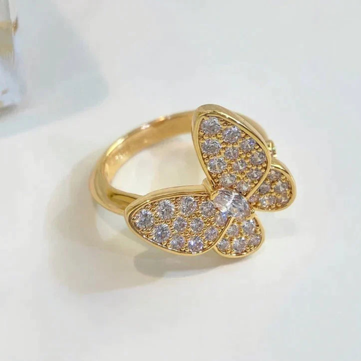 Butterfly Diamond Ring – LUX VERSE Luxury Designer Fashion Outlet