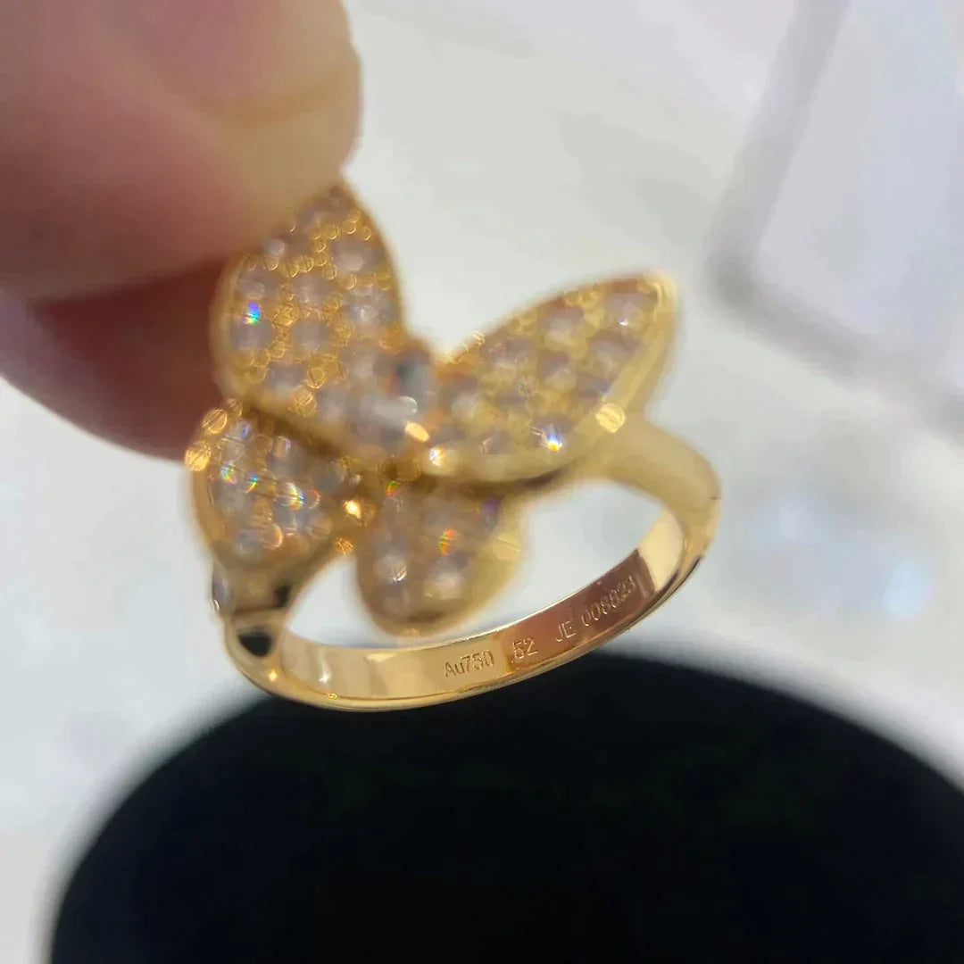 Butterfly Diamond Ring – LUX VERSE Luxury Designer Fashion Outlet