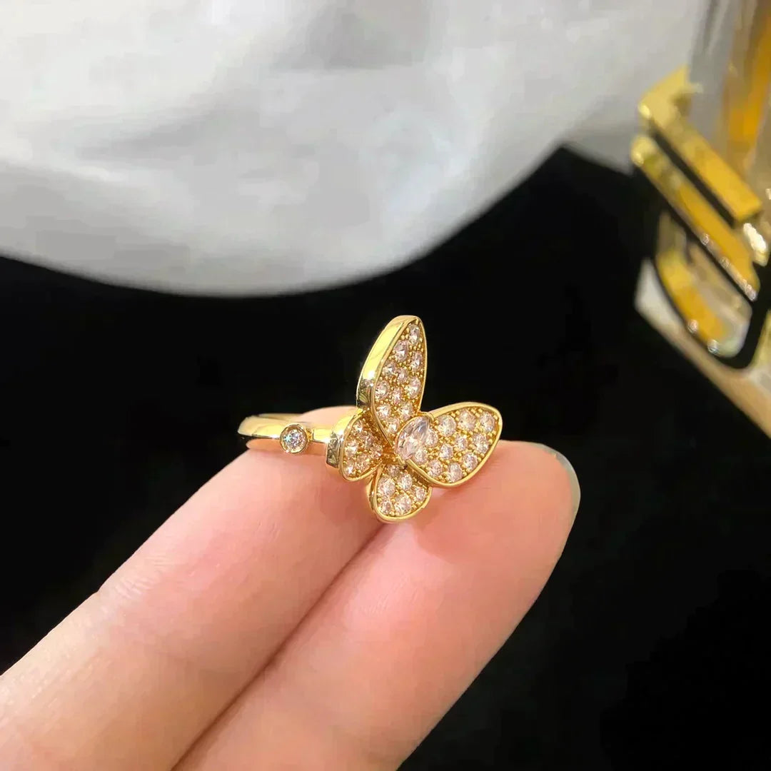 Butterfly Diamond Ring – LUX VERSE Luxury Designer Fashion Outlet