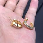 T Hoop Diamond Earrings – LUX VERSE Luxury Designer Fashion Outlet