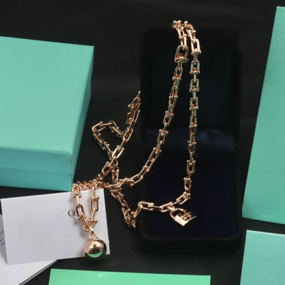 Hardwear Rose Gold Wrap Necklace – LUX VERSE Luxury Designer Fashion Outlet