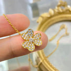 Flower Diamond Necklace – LUX VERSE Luxury Designer Fashion Outlet