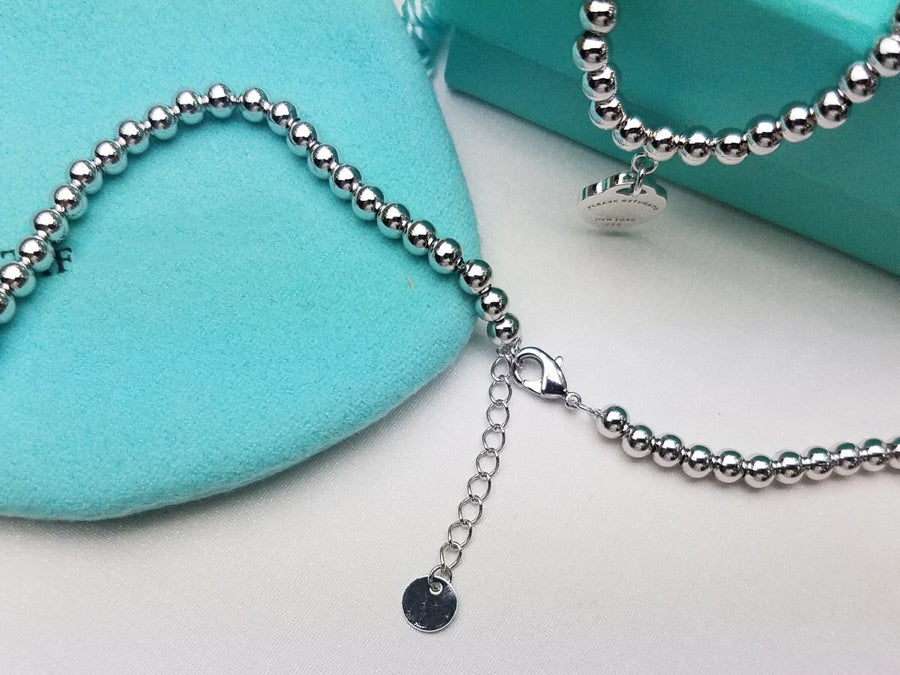Heart Pedant Silver Ball Chain Necklace – LUX VERSE Luxury Designer Fashion Outlet