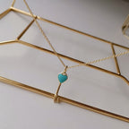 Key Pedant Turquoise Heart Gold Necklace – LUX VERSE Luxury Designer Fashion Outlet
