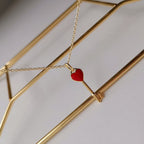 Key Pedant Carnelian Heart Gold – LUX VERSE Luxury Designer Fashion Outlet