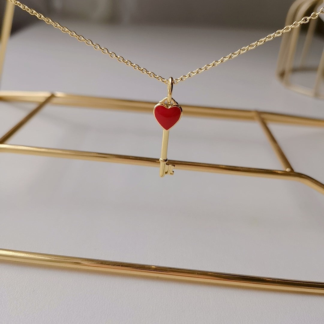 Key Pedant Carnelian Heart Gold – LUX VERSE Luxury Designer Fashion Outlet
