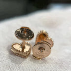 Heart Carnelian Stud Earrings – LUX VERSE Luxury Designer Fashion Outlet