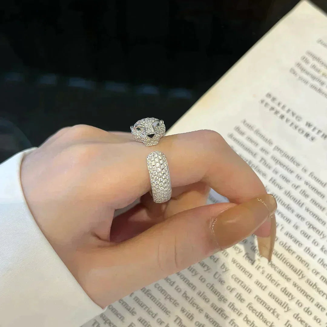 Panthere 5.5mm All Diamond Ring – LUX VERSE Luxury Designer Fashion Outlet