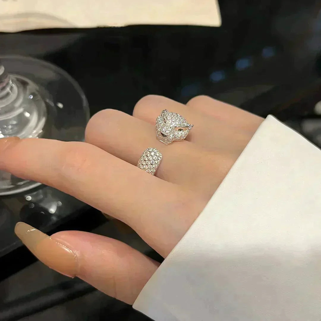Panthere 5.5mm All Diamond Ring – LUX VERSE Luxury Designer Fashion Outlet