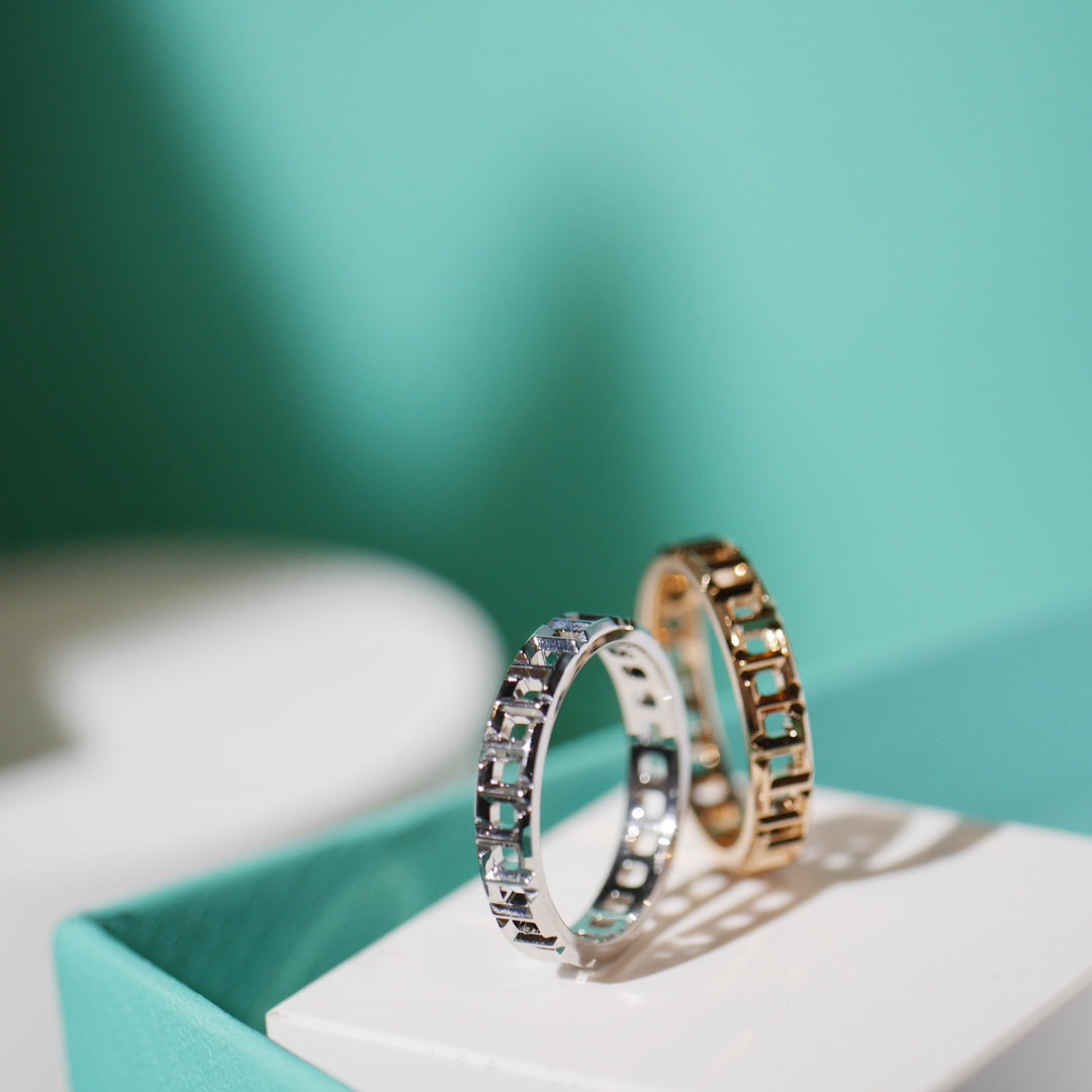 T True 3.5mm Rose Gold Ring – LUX VERSE Luxury Designer Fashion Outlet