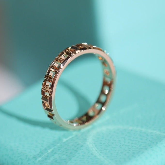 T True 3.5mm Rose Gold Ring – LUX VERSE Luxury Designer Fashion Outlet