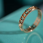 T True 3.5mm Rose Gold Ring – LUX VERSE Luxury Designer Fashion Outlet