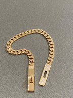 Kelly Chain Rose Gold Diamonds Bracelet – LUX VERSE Luxury Designer Fashion Outlet