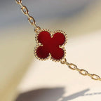 Clover 20 Motifs Carnelian Necklace – LUX VERSE Luxury Designer Fashion Outlet