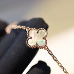 Clover 20 Motifs Dark Mop Diamond  Necklace – LUX VERSE Luxury Designer Fashion Outlet