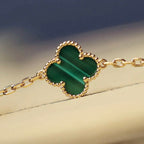 Clover 20 Motifs Malachite Diamond Necklace – LUX VERSE Luxury Designer Fashion Outlet