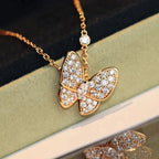 Butterfly Diamond Necklace – LUX VERSE Luxury Designer Fashion Outlet