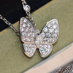 Butterfly Diamond Necklace – LUX VERSE Luxury Designer Fashion Outlet