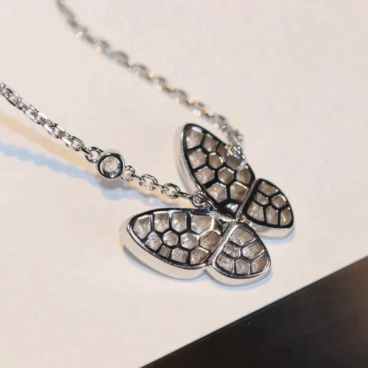Butterfly Diamond Necklace – LUX VERSE Luxury Designer Fashion Outlet