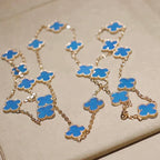 Clover 20 Motifs Turquoise Gold – LUX VERSE Luxury Designer Fashion Outlet