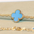 Clover 20 Motifs Turquoise Gold – LUX VERSE Luxury Designer Fashion Outlet