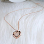 Heart Diamonds Pedant Necklace – LUX VERSE Luxury Designer Fashion Outlet