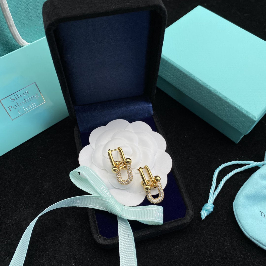 Hardwear Link Diamond Gold Earrings – LUX VERSE Luxury Designer Fashion Outlet
