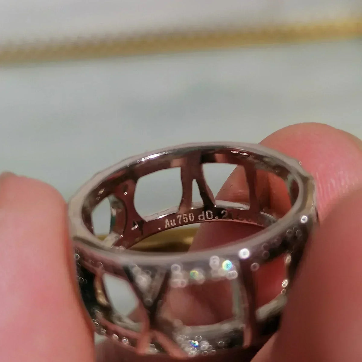 Atlas Large Open Diamond Ring – LUX VERSE Luxury Designer Fashion Outlet