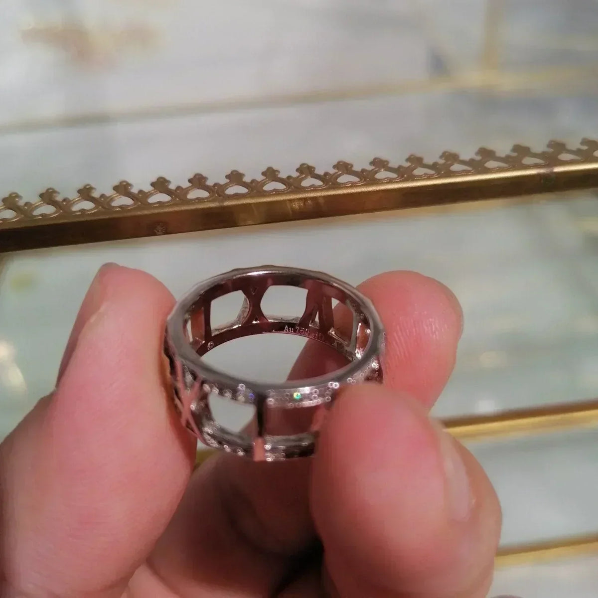 Atlas Large Open Diamond Ring – LUX VERSE Luxury Designer Fashion Outlet