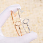 Key Wire Oval Bracelet – LUX VERSE Luxury Designer Fashion Outlet