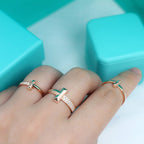 T1 Narrow Diamond Rose Gold Ring – LUX VERSE Luxury Designer Fashion Outlet