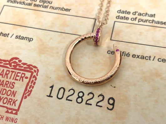 JUSTE PINK DIAMOND NECKLACE