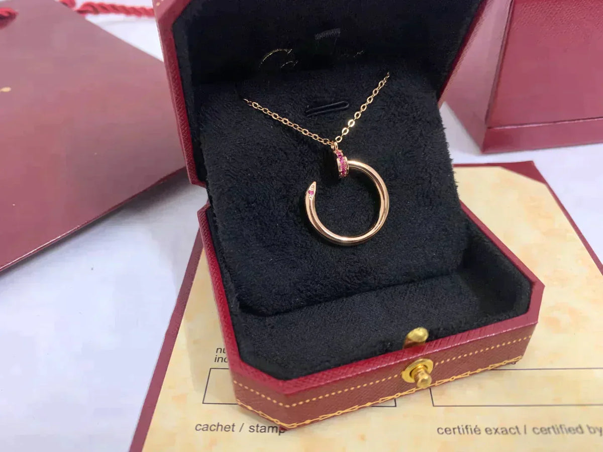 Juste Pink Diamond Necklace – LUX VERSE Luxury Designer Fashion Outlet