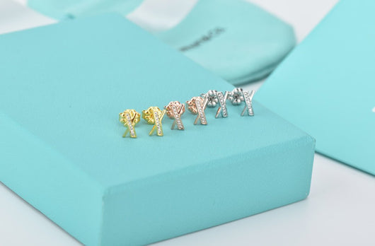 ATLAS DIAMOND STUD EARRINGS - LUX VERSE - Luxury designer fashion outlet