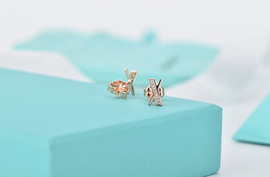 ATLAS DIAMOND STUD EARRINGS - LUX VERSE - Luxury designer fashion outlet