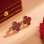 Clover Medium 1 Motifs Carnelian  Earrings – LUX VERSE Luxury Designer Fashion Outlet