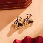 Clover Medium 1 Motifs Carnelian  Earrings – LUX VERSE Luxury Designer Fashion Outlet