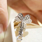 Clover Comos Diamond Earrings Silver – LUX VERSE Luxury Designer Fashion Outlet