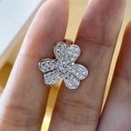 Clover Comos Diamond Earrings Silver – LUX VERSE Luxury Designer Fashion Outlet