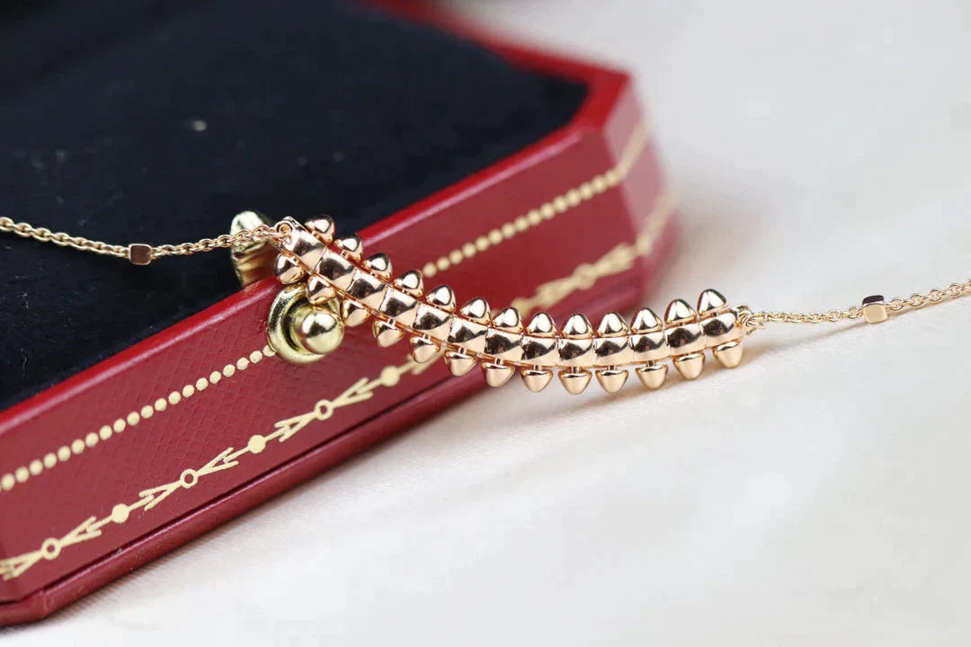 Clash Rose Gold Necklace – LUX VERSE Luxury Designer Fashion Outlet