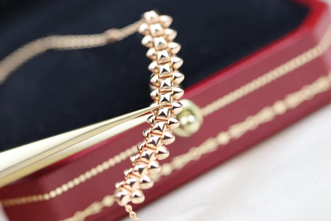 Clash Rose Gold Necklace – LUX VERSE Luxury Designer Fashion Outlet