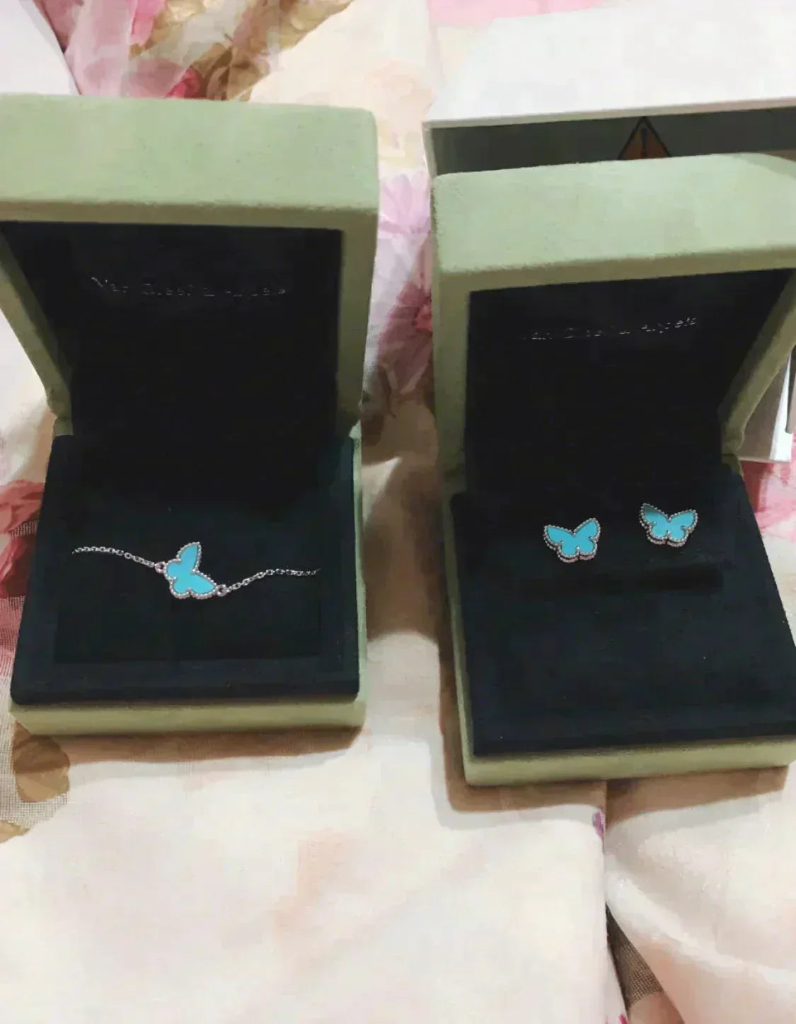 Butterfly Turquoise Earrings  Silver – LUX VERSE Luxury Designer Fashion Outlet