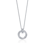 T Circle Pedant Diamond Necklace – LUX VERSE Luxury Designer Fashion Outlet