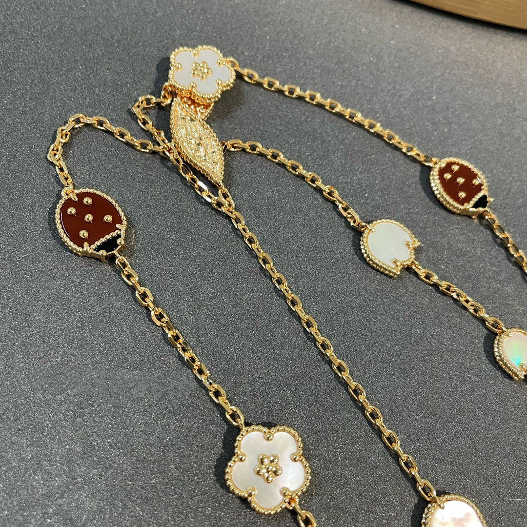 Lucky Spring 15 Motifs Necklace – LUX VERSE Luxury Designer Fashion Outlet