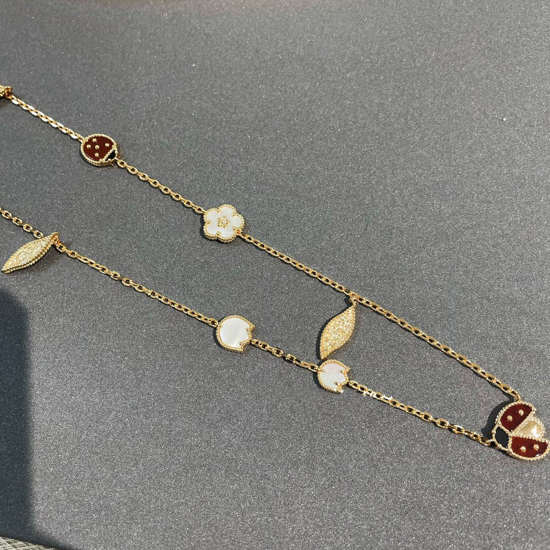 Lucky Spring 15 Motifs Necklace – LUX VERSE Luxury Designer Fashion Outlet