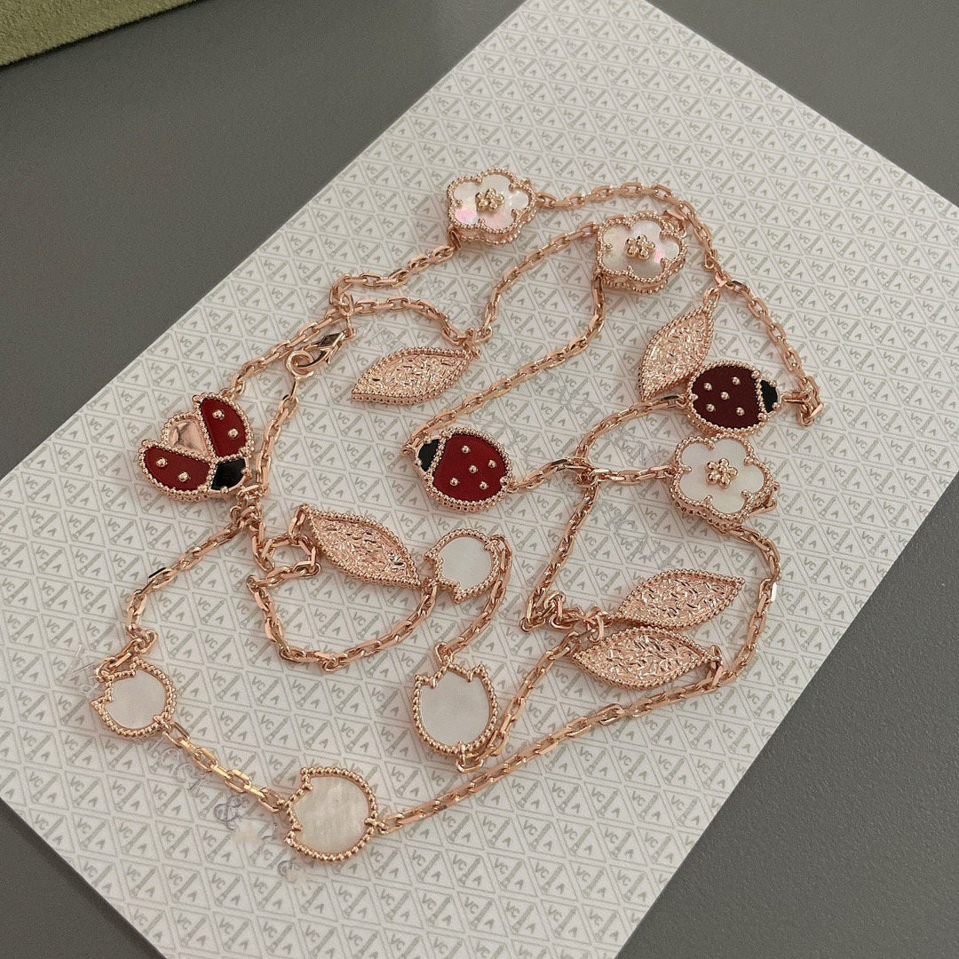 Lucky Spring 15 Motifs Necklace – LUX VERSE Luxury Designer Fashion Outlet