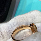 T Wire Medium Diamond Ring – LUX VERSE Luxury Designer Fashion Outlet
