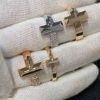 T Wire Medium Diamond Ring – LUX VERSE Luxury Designer Fashion Outlet