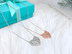 Heart Leaf Pedant Necklace – LUX VERSE Luxury Designer Fashion Outlet