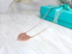 Heart Leaf Pedant Necklace – LUX VERSE Luxury Designer Fashion Outlet